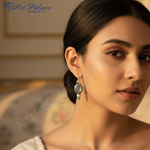 Load image into Gallery viewer, 925 Silver Moonstone Earrings | Dangle Earrings for Women
