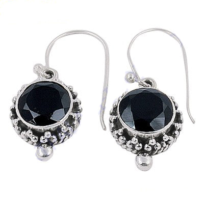925 Sterling Silver Black Onyx Earrings for Women | Daily Wear