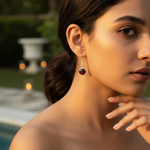 将图像加载到图库查看器中， 925 Silver Garnet Drop Earrings for Women | Gemstone Jewelry
