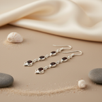 将图像加载到图库查看器中， 925 Silver Garnet Drop Earrings for Women | Gemstone Jewelry
