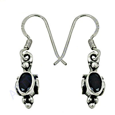 925 Silver Black Onyx Dangle Earrings for Women | Gift
