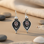 Load image into Gallery viewer, 925 Silver Amethyst Drop Earrings for Women | Dangle Earrings
