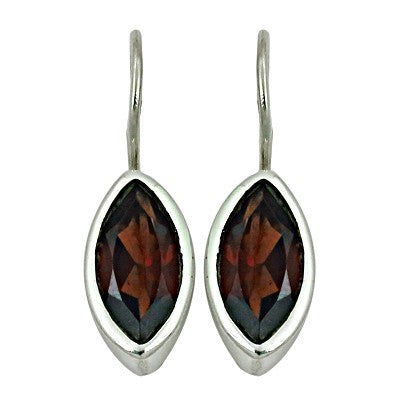 925 Silver Smoky Quartz Earrings for Women | Gemstone Jewelry