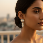 Load image into Gallery viewer, 925 Silver Pearl Drop Earrings for Women | Elegant Jewelry
