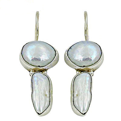 925 Silver Pearl Drop Earrings for Women | Elegant Jewelry