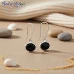 Load image into Gallery viewer, 925 Sterling Silver Black Onyx Drop Earrings for Women
