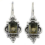Load image into Gallery viewer, 925 Silver Green Gemstone Earrings for Women | Dangle Earrings
