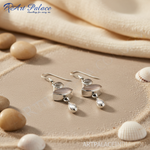 Load image into Gallery viewer, 925 Silver Rose Quartz Drop Earrings for Women | Gemstone Jewelry
