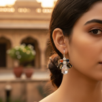 Load image into Gallery viewer, Pendientes de plata con piedras preciosas para mujer | Joyas con estilo
