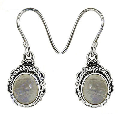 925 Sterling Silver Moonstone Drop Earrings for Women | Gift