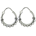 将图像加载到图库查看器中， 925 Sterling Silver Hoop Earrings for Women | Daily Wear
