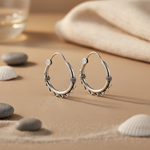 将图像加载到图库查看器中， 925 Sterling Silver Hoop Earrings for Women | Daily Wear
