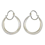 Load image into Gallery viewer, Silver Hoop Earrings for Women | Daily Wear Jewelry Gift

