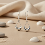将图像加载到图库查看器中， 925 Silver Teardrop Earrings for Women | Dangle Earrings Gift
