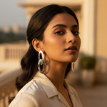 Load image into Gallery viewer, Pendientes de plata con eslabones ovalados para mujer | Joyería llamativa
