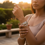 Load image into Gallery viewer, 925 Silver Filigree Cuff Bracelets for Women | Openwork Jewelry
