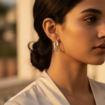 Load image into Gallery viewer, Aros de plata para mujer | Joyería de uso diario
