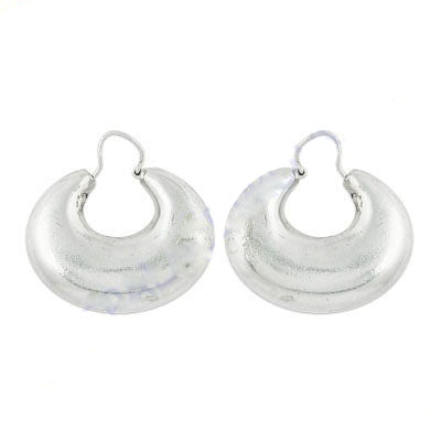 925 Silver Chunky Hoop Earrings for Women | Daily Wear