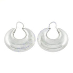 Load image into Gallery viewer, 925 Silver Chunky Hoop Earrings for Women | Daily Wear
