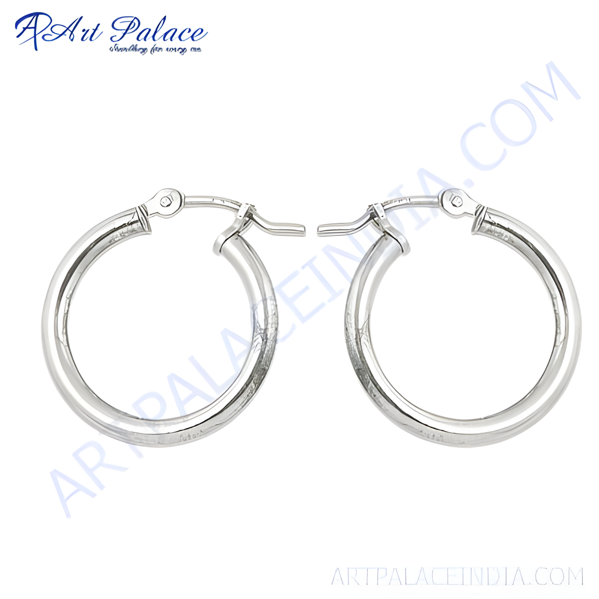 925 sterling silver hoop earrings, silver earrings for women, classic jewelry, simple design, elegant earrings