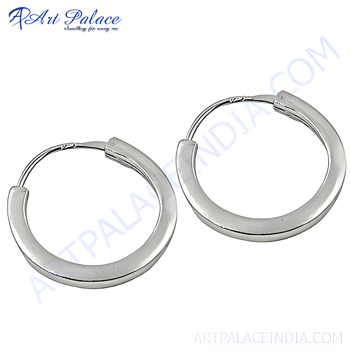 925 sterling silver hoop earrings