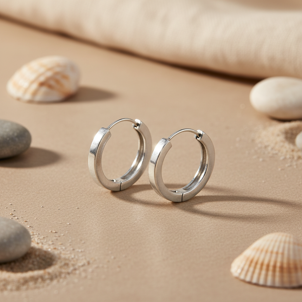925 Silver Hoop Earrings for Women | Daily Wear Jewelry