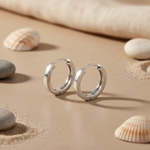 将图像加载到图库查看器中， 925 Silver Hoop Earrings for Women | Daily Wear Jewelry
