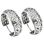 将图像加载到图库查看器中， 925 Silver Filigree Cuff Bracelets for Women | Openwork Jewelry
