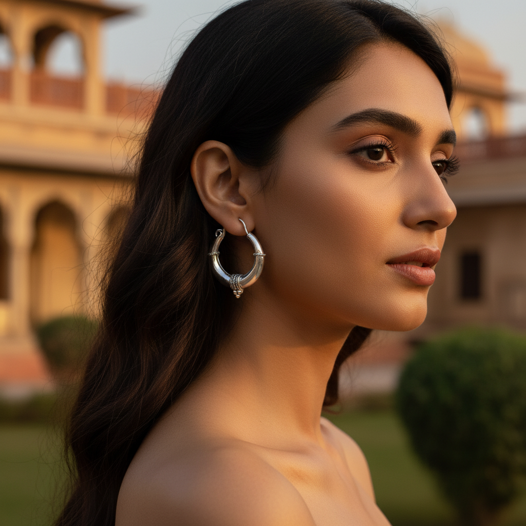 925纯银女士耳环 | 日常佩戴饰品