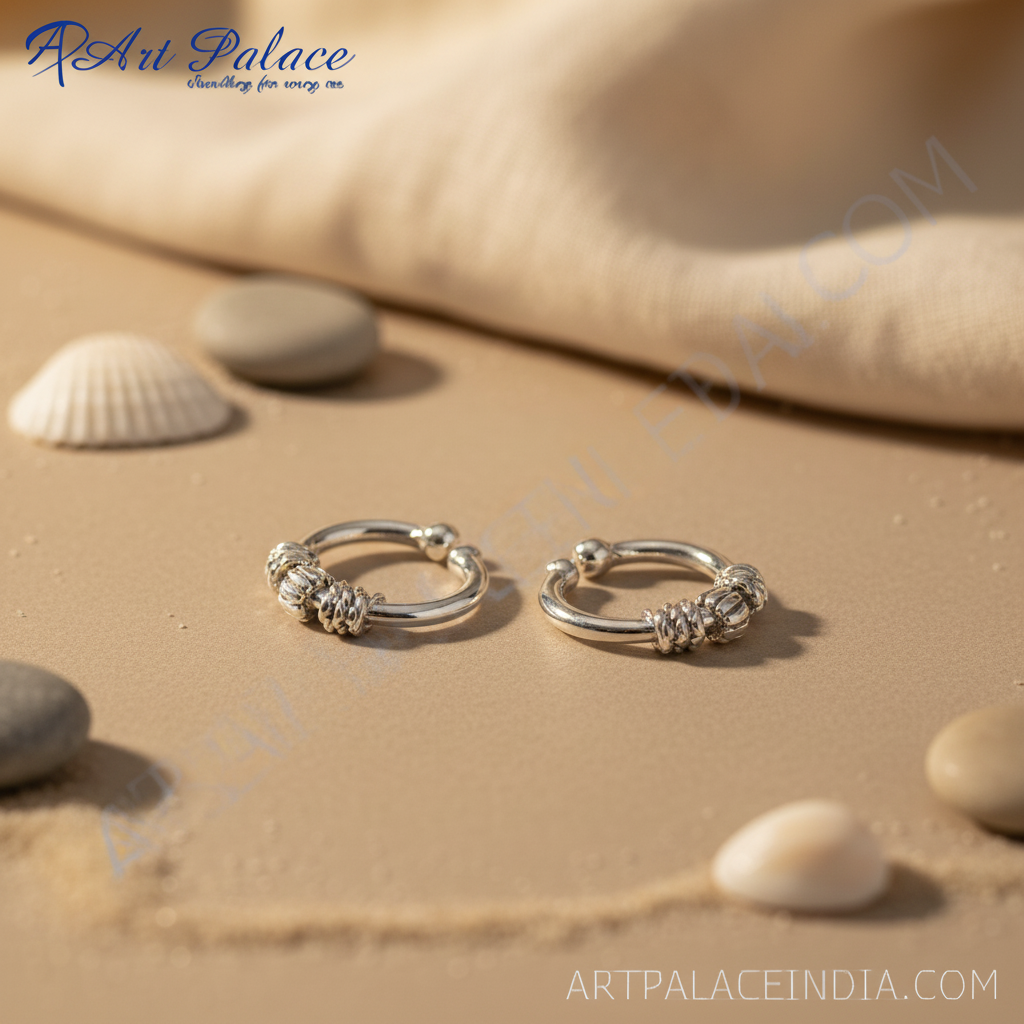 925纯银C形耳夹耳环（女士款）| 时尚首饰