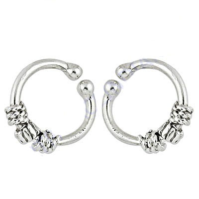 925 Silver C-Shaped Ear Cuff Earrings for Women | Fashion Jewelry