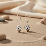 将图像加载到图库查看器中， 925 Sterling Silver Ball Drop Earrings for Women | Dangle Earrings
