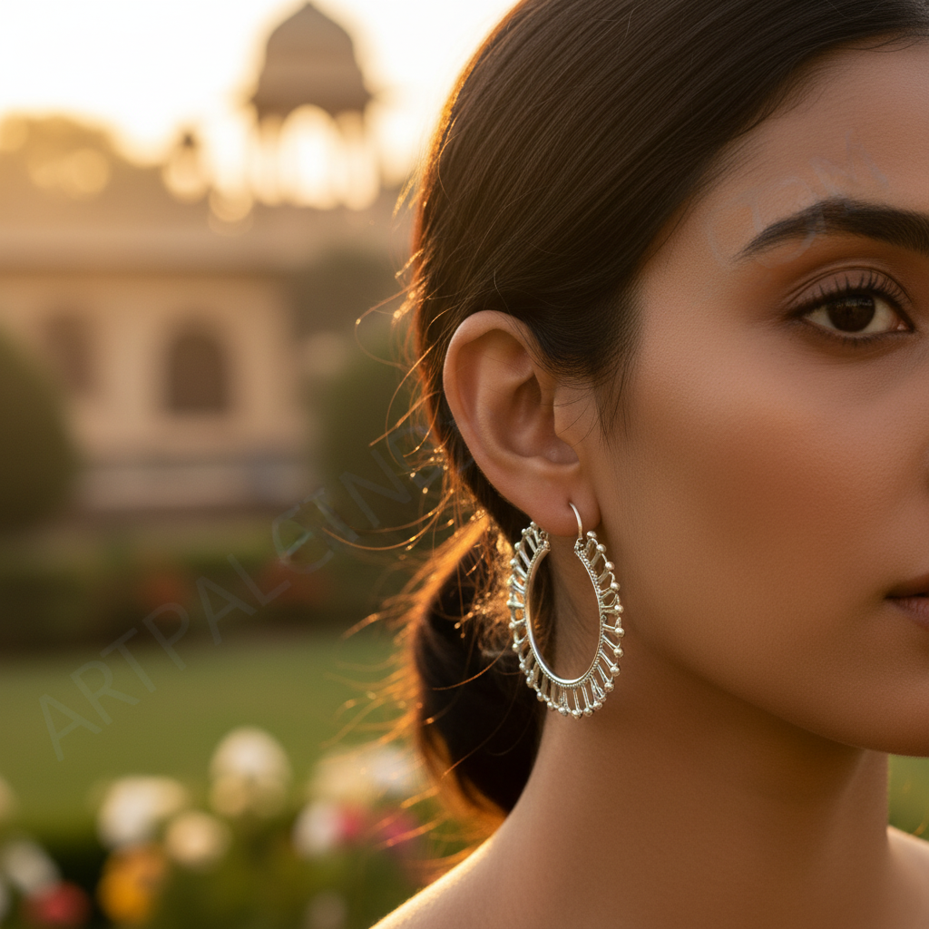 925纯银女士耳环 | 日常佩戴饰品