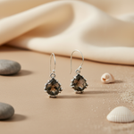 将图像加载到图库查看器中， 925 Silver Smoky Quartz Earrings for Women | Dangle Earrings

