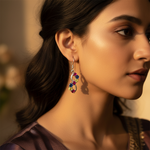 将图像加载到图库查看器中， 925 Silver Gemstone Drop Earrings for Women | Colorful Jewelry
