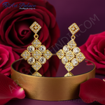 Load image into Gallery viewer, Gold Diamond Studded Earrings for Women | Party Wear Jewelry
