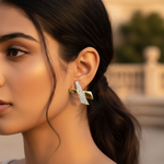 Load image into Gallery viewer, Gold &amp; Crystal Stud Earrings | Women&#39;s Fashion Jewelry
