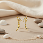 将图像加载到图库查看器中， gold plating Zirconia Ear Climber Earrings | Women's Fashion Jewelry
