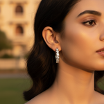 将图像加载到图库查看器中， 925纯银镶嵌立方氧化锆耳环，女士款 | 日常佩戴
