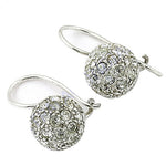 将图像加载到图库查看器中， Silver Crystal Ball Earrings for Women | Dazzling Jewelry
