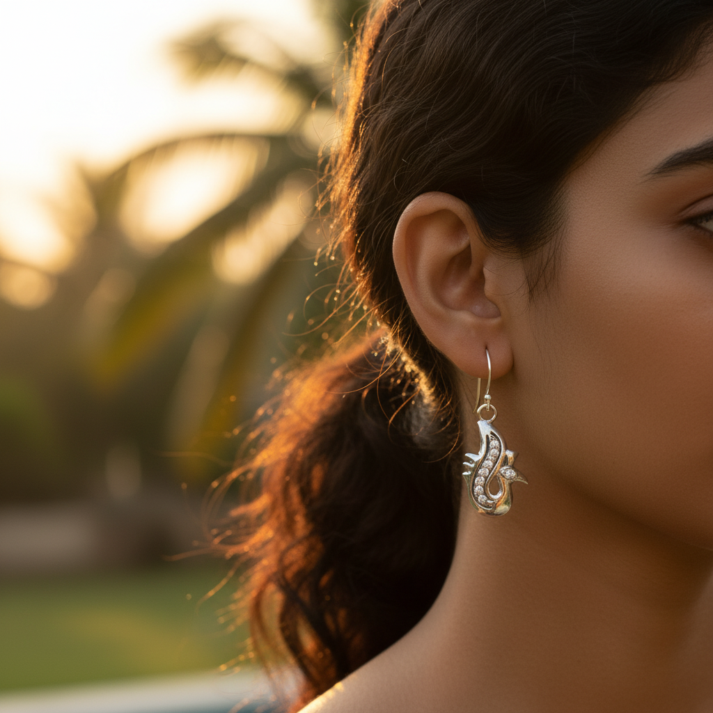 925 Sterling Silver Crystal Drop Earrings | Women's Jewelry Gift