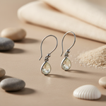 将图像加载到图库查看器中， Silver Teardrop Dangle Earrings for Women | Gift Jewelry
