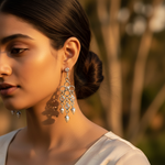 将图像加载到图库查看器中， 925 Sterling Silver Dangle Earrings with Pearls | For Women
