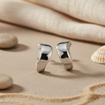 将图像加载到图库查看器中， Silver Stud Earrings with CZ for Women | Daily Wear Jewelry
