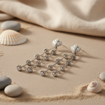 将图像加载到图库查看器中， 925 Silver Dangle Earrings for Women | Elegant Party Jewelry
