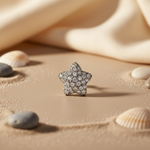 将图像加载到图库查看器中， Silver Cubic Zirconia Star Stud Earrings for Women | Gift
