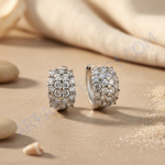 将图像加载到图库查看器中， 925纯银镶嵌立方氧化锆耳环，女士款 | 日常佩戴
