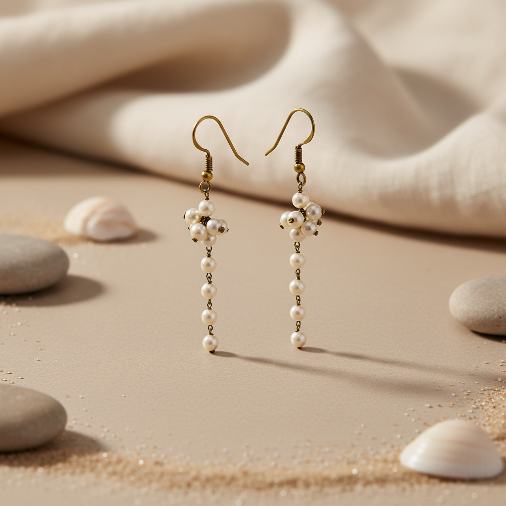 Pearl Drop Earrings | Elegant Jewelry for Women | Gift