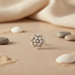 将图像加载到图库查看器中， Silver Diamond Cluster Stud Earrings for Women | Gift Jewelry

