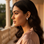 Load image into Gallery viewer, 925 Silver Marquise CZ Stud Earrings | Women's Jewelry Gift
